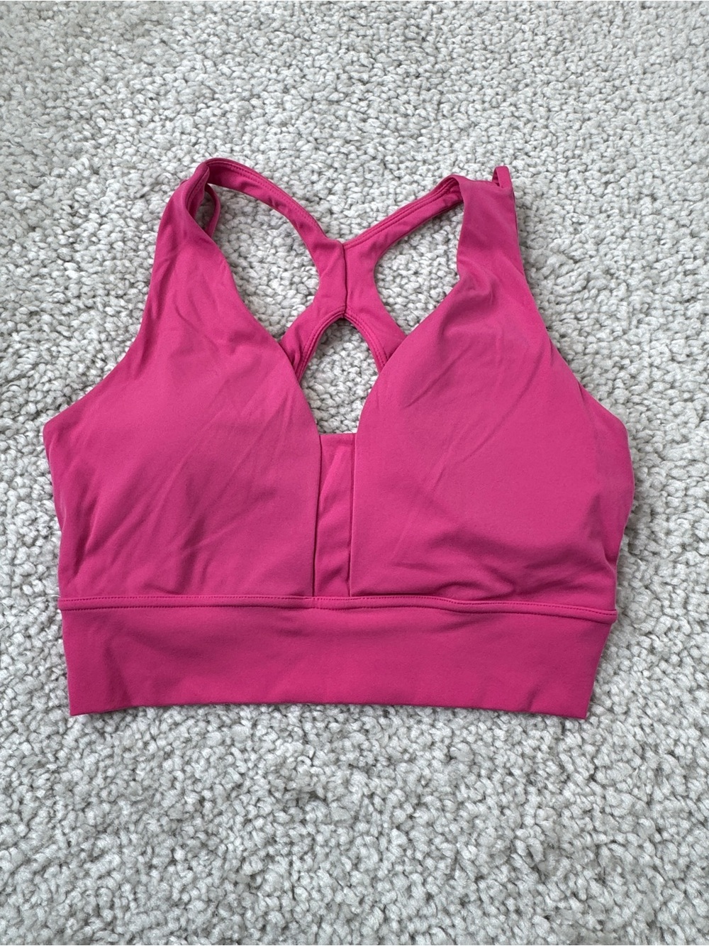 Buff Bunny Siren Sports Bra Hot Pink Medium Athleisure Fitness Workout Yoga